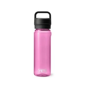 Two YETI Yonder Water Bottles 750 ml/25 oz  - Chug Cap - Power Pink and Seafoam